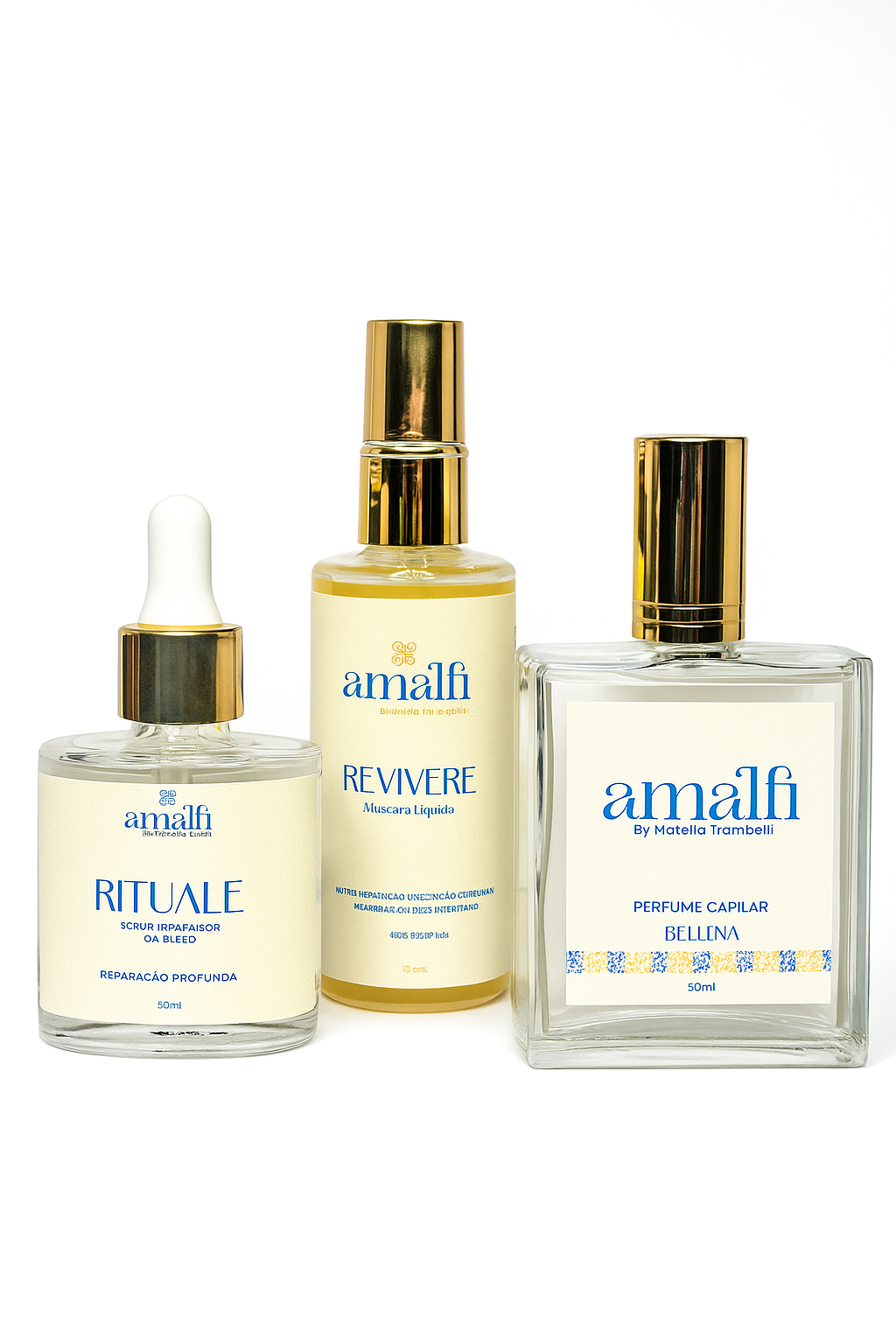 Perfume Capilar + Serum + Máscara Líquida